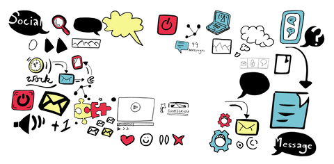 Transparent Social Media Icons with Copy Space - Download Free Stock Videos Pikwizard.com