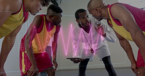 Digital data analysis with diverse basketball players on court