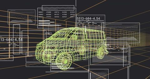 3D Wireframe Evidence: Pioneering SUV Design in CAD