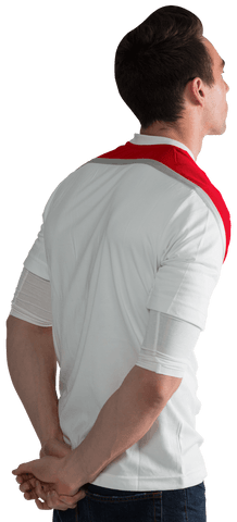 Transparent View of Fan Wearing Team Jersey - Download Free Stock Videos Pikwizard.com
