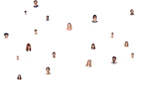 Transparent Digital Network of People Connected by Lines - Download Free Stock Videos Pikwizard.com