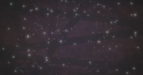 Sparkling White Stars Over Intersecting Lines on Dark Background