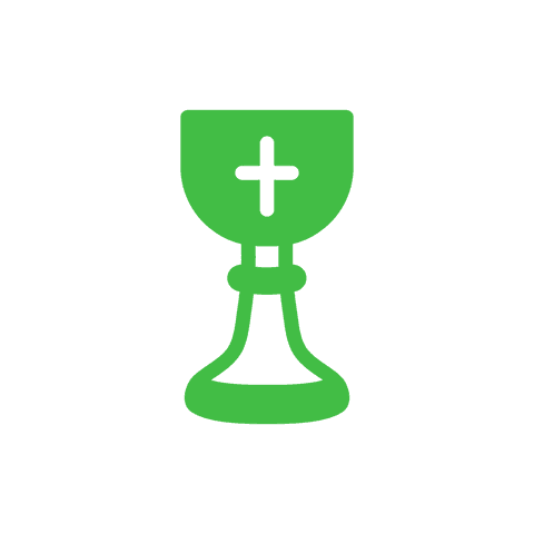 green chalice with cross on transparent background for religious themes - Download Free Stock Videos Pikwizard.com