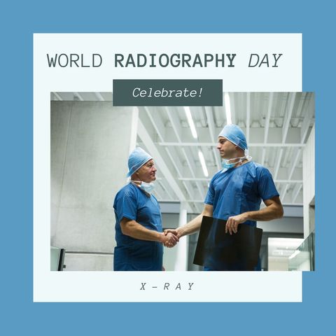 celebrating world radiography day with professional surgeons - Download Free Stock Templates Pikwizard.com
