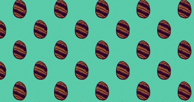 Seamless Easter Egg Pattern on Green Background - Download Free Stock Images Pikwizard.com