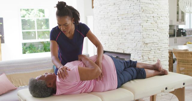 Professional Caregiver Helping Elderly Woman with Physical Therapy - Download Free Stock Images Pikwizard.com