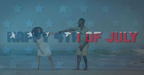 Joyful 4th of July Beach Celebration with Outdoor Fun