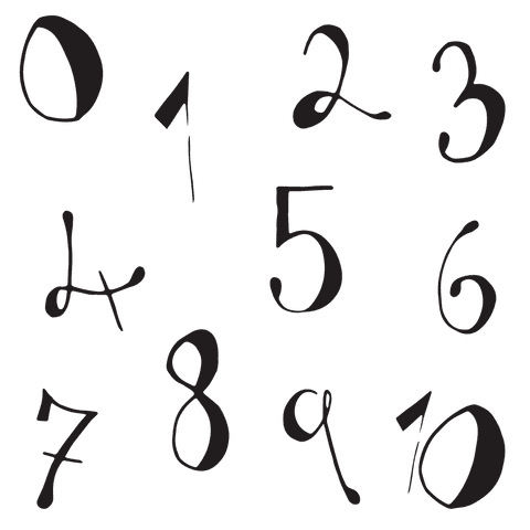 hand-drawn black numbers on transparent background - Download Free Stock Videos Pikwizard.com