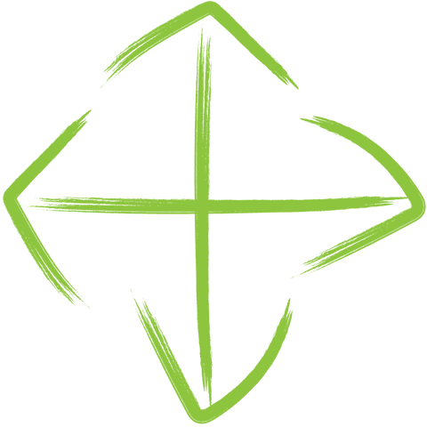 green cross with arrow heads on transparent background vector - Download Free Stock Videos Pikwizard.com