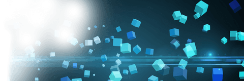 Futuristic Blue Cubes Floating on Transparent Background - Download Free Stock Videos Pikwizard.com
