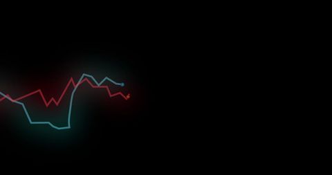 Financial Data Analysis on Black Background with Graphs - Download Free Stock Images Pikwizard.com