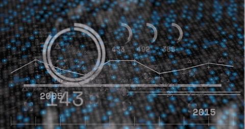 Futuristic Data Processing Interface with Digital Visuals - Download Free Stock Images Pikwizard.com