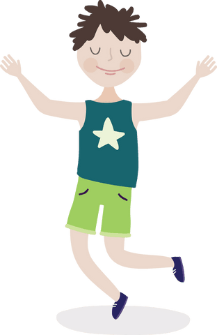 Transparent Happy Boy Dancing with Joyful Expression - Download Free Stock Videos Pikwizard.com