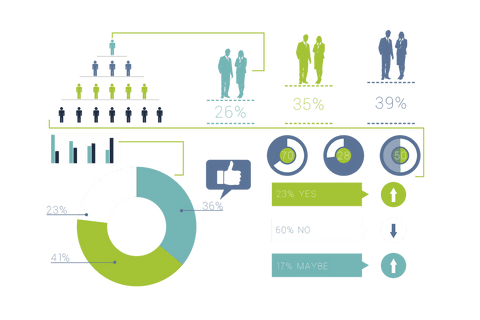 transparent infographic with statistical data and icons - Download Free Stock Videos Pikwizard.com