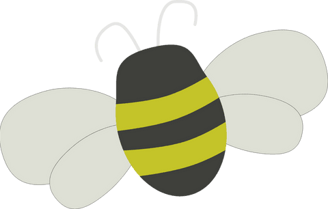 charming cartoon bee with striped body on transparent background - Download Free Stock Videos Pikwizard.com