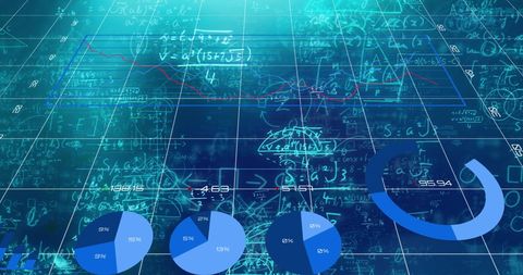 digital data visualization and mathematical interfaces - Download Free Stock Images Pikwizard.com