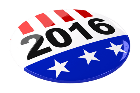 transparent usa patriotic 2016 badge with stars and stripes - Download Free Stock Videos Pikwizard.com