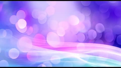 Colorful Abstract Bokeh Lights with Translucent Waves