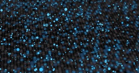 blue light particles on digital dark background - Download Free Stock Images Pikwizard.com