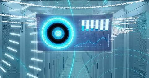 Futuristic Data Processing Technology with Holographic Display - Download Free Stock Images Pikwizard.com