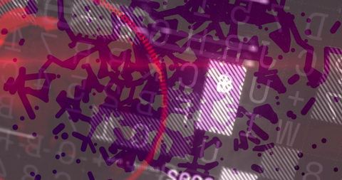 Magenta cybernetic graffiti ui overlay with skull glyphs, neon splatter and futuristic data