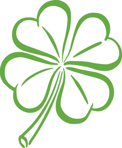 Digital Clover Leaf Illustration on Transparent Background - Download Free Stock Videos Pikwizard.com