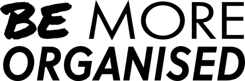 Be more organised transparent motivation message