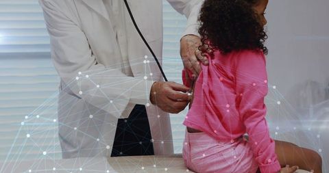 Pediatric Check-Up with Digital Technology in Modern Clinic