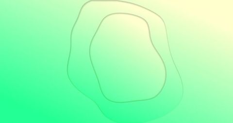 Abstract green gradient waves in continuous loop