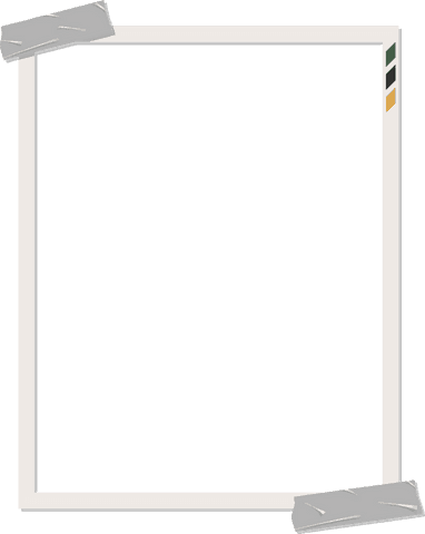 simplistic polaroid-style frame with tape accents for transparent background - Download Free Stock Videos Pikwizard.com