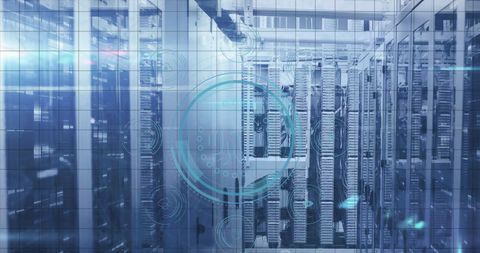 digital fingerprint technology in data server room - Download Free Stock Images Pikwizard.com