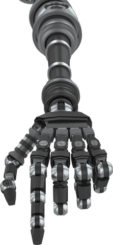 Transparent Futuristic Robotic Arm with Detailed Mechanics - Download Free Stock Videos Pikwizard.com