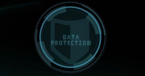 Cybersecurity Shield with Data Protection Interface Design - Download Free Stock Images Pikwizard.com