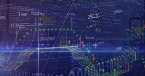 Digital Data Visualization with Global Business Analytics - Download Free Stock Images Pikwizard.com