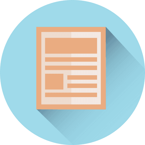 transparent book icon on blue circle background representing knowledge - Download Free Stock Videos Pikwizard.com
