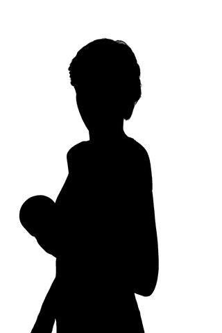 Silhouette of Female Athlete Lifting Dumbbell in Transparent Light