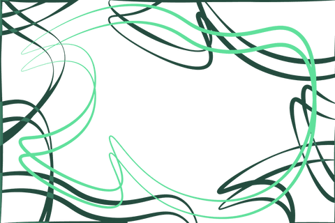 Abstract Curved Green Lines on Transparent Background - Download Free Stock Videos Pikwizard.com