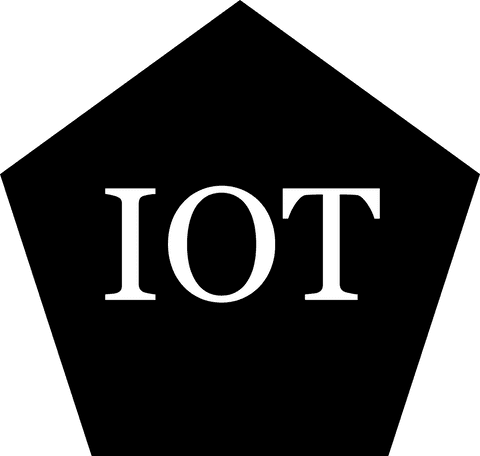 Transparent PNG with IoT Text Over Black Circle - Download Free Stock Videos Pikwizard.com