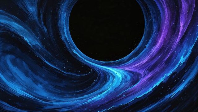 Swirling Cosmic Vortex in Deep Space