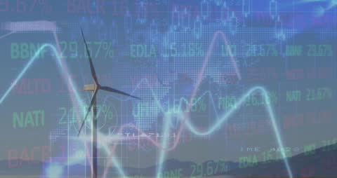 Futuristic Finance with Wind Energy Innovation Overlay