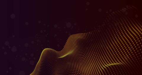 Glowing Orange Mesh Waves on Brown Backdrop - Download Free Stock Images Pikwizard.com