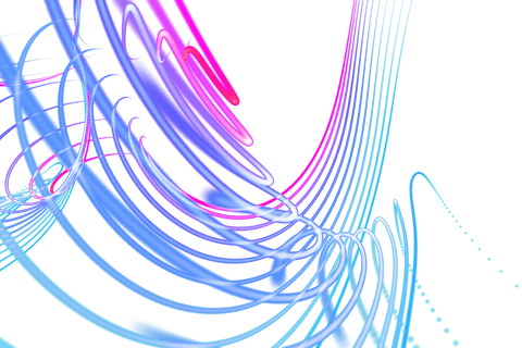colorful abstract wave shapes on transparent background - Download Free Stock Videos Pikwizard.com