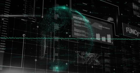 Global Data Processing and Digital Technology Concept - Download Free Stock Images Pikwizard.com