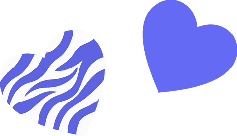 striped and solid hearts on transparent background - Download Free Stock Videos Pikwizard.com