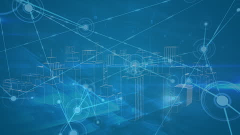 Digital City with Networking Connections Overlay