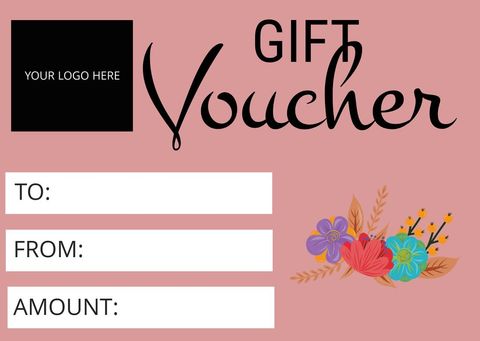 Elegant Gift Voucher with Floral Accents - Download Free Stock Templates Pikwizard.com