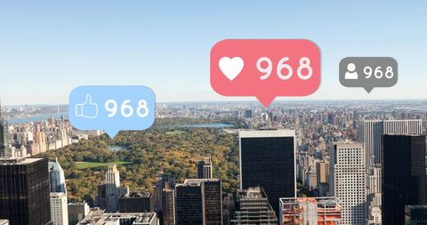 Social Media Engagement in Urban Panorama
