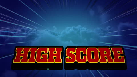 Retro Gaming High Score Animated Concept