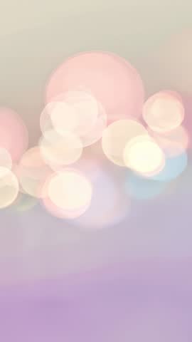 Pastel Bokeh Vertical Video Loop for Calm Background and Soft Light Mobile Wallpaper