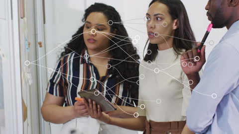 Team Collaboration with Networking Concept Overlay